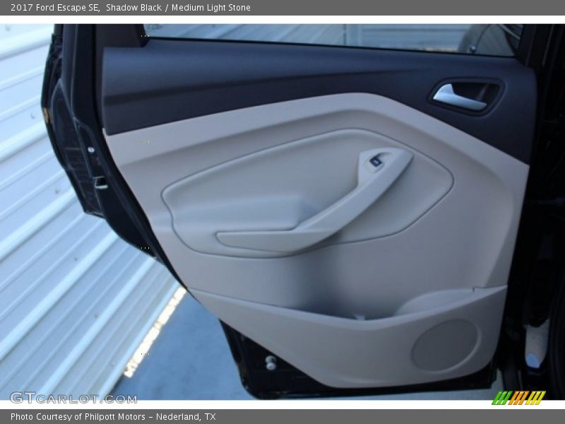 Shadow Black / Medium Light Stone 2017 Ford Escape SE