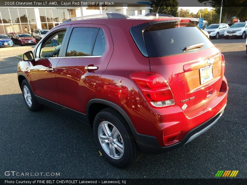 Cajun Red Tintcoat / Jet Black 2018 Chevrolet Trax LT AWD