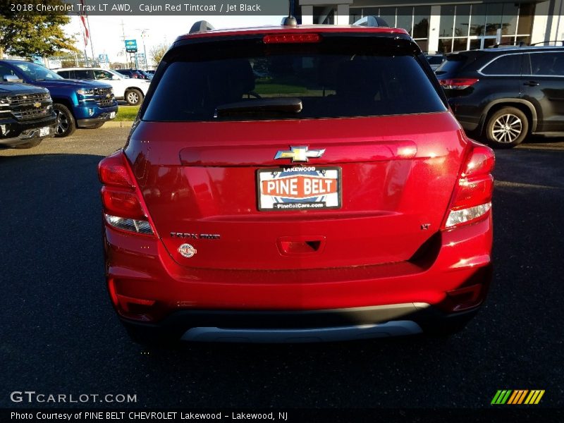 Cajun Red Tintcoat / Jet Black 2018 Chevrolet Trax LT AWD
