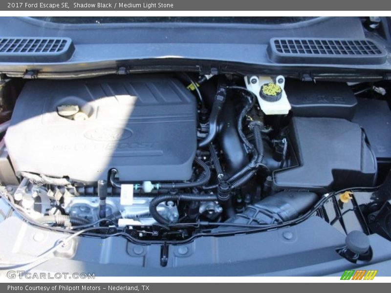 Shadow Black / Medium Light Stone 2017 Ford Escape SE
