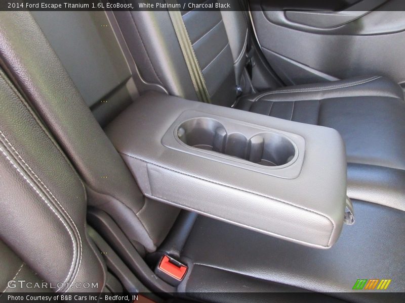 White Platinum / Charcoal Black 2014 Ford Escape Titanium 1.6L EcoBoost