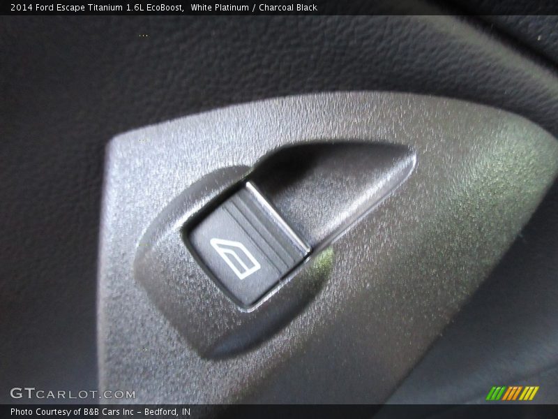 White Platinum / Charcoal Black 2014 Ford Escape Titanium 1.6L EcoBoost