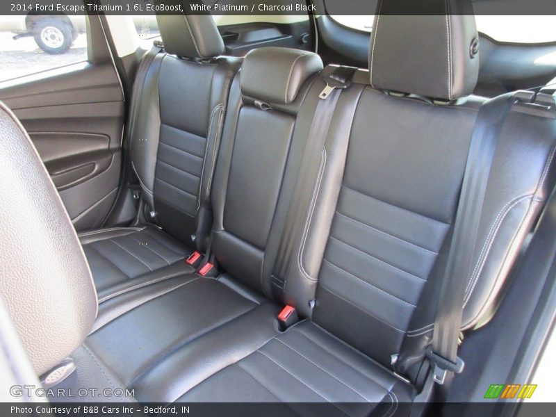 White Platinum / Charcoal Black 2014 Ford Escape Titanium 1.6L EcoBoost