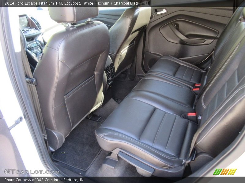 White Platinum / Charcoal Black 2014 Ford Escape Titanium 1.6L EcoBoost