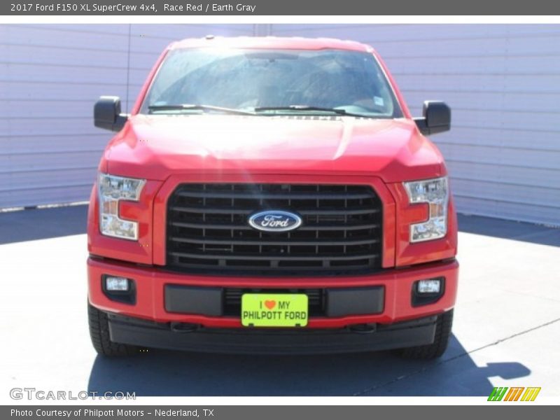 Race Red / Earth Gray 2017 Ford F150 XL SuperCrew 4x4
