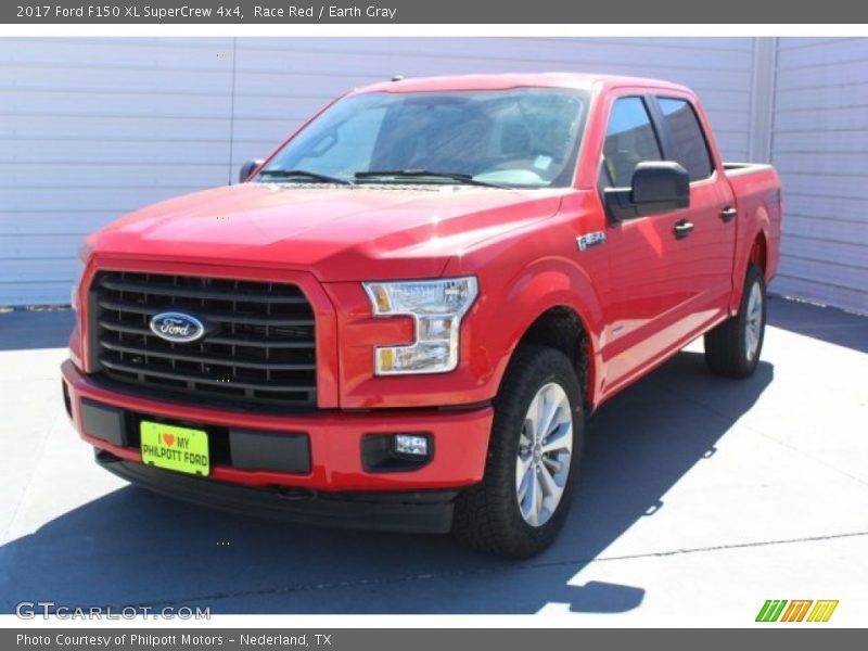 Race Red / Earth Gray 2017 Ford F150 XL SuperCrew 4x4