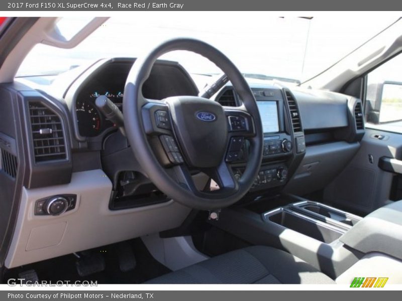 Race Red / Earth Gray 2017 Ford F150 XL SuperCrew 4x4