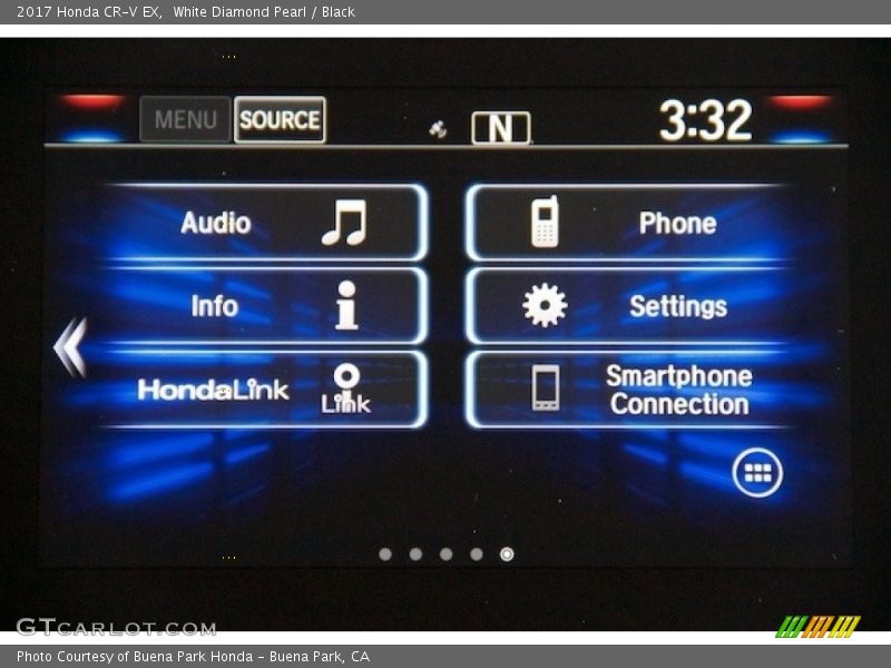 White Diamond Pearl / Black 2017 Honda CR-V EX