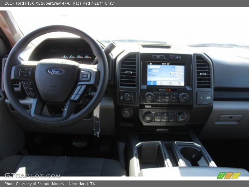 Race Red / Earth Gray 2017 Ford F150 XL SuperCrew 4x4