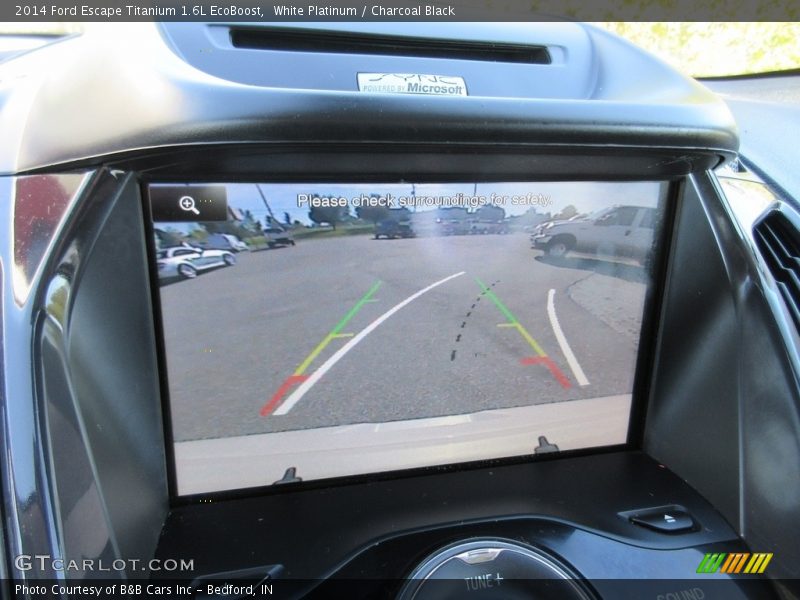 White Platinum / Charcoal Black 2014 Ford Escape Titanium 1.6L EcoBoost