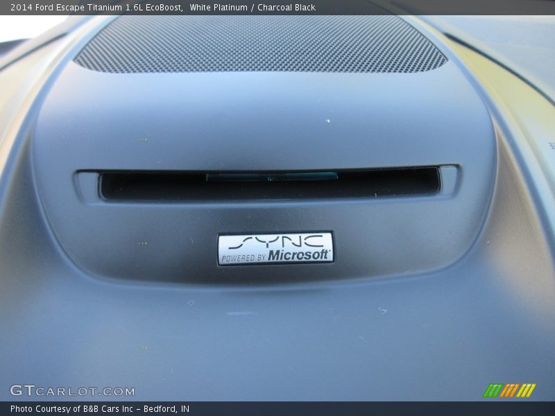 White Platinum / Charcoal Black 2014 Ford Escape Titanium 1.6L EcoBoost