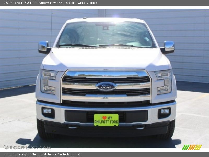 Oxford White / Black 2017 Ford F150 Lariat SuperCrew 4X4