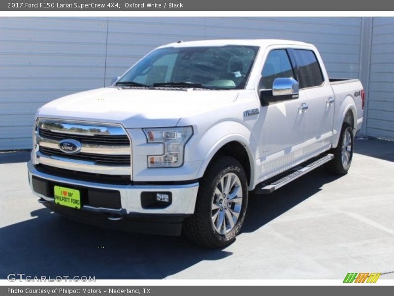 Oxford White / Black 2017 Ford F150 Lariat SuperCrew 4X4