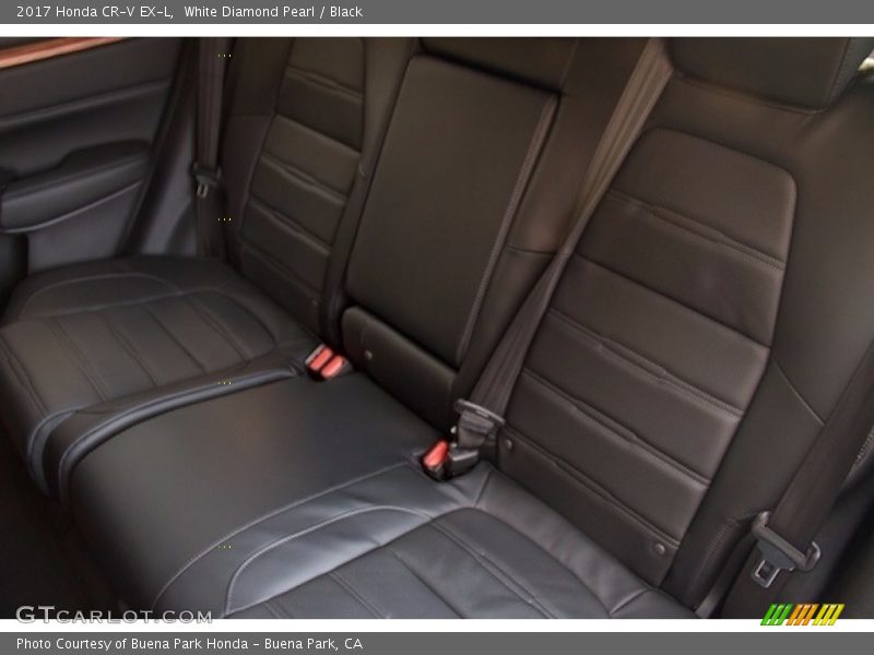 White Diamond Pearl / Black 2017 Honda CR-V EX-L