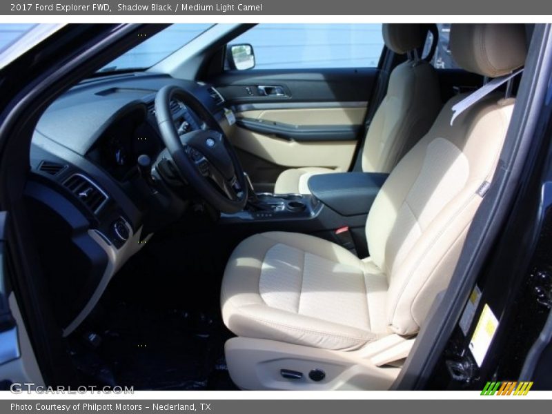Shadow Black / Medium Light Camel 2017 Ford Explorer FWD