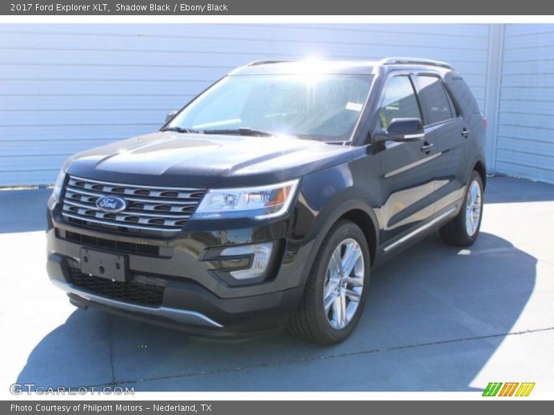 Shadow Black / Ebony Black 2017 Ford Explorer XLT