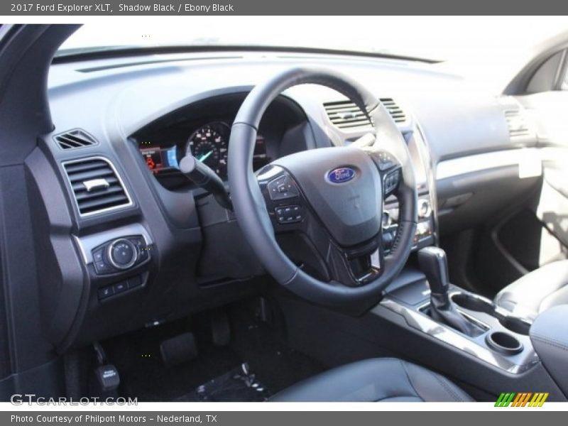 Shadow Black / Ebony Black 2017 Ford Explorer XLT