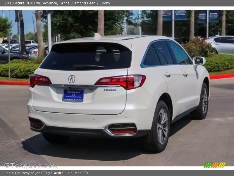 White Diamond Pearl / Ebony 2018 Acura RDX FWD Advance