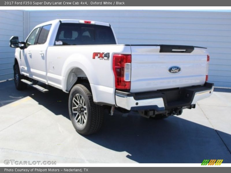 Oxford White / Black 2017 Ford F350 Super Duty Lariat Crew Cab 4x4