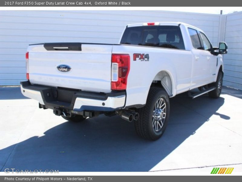 Oxford White / Black 2017 Ford F350 Super Duty Lariat Crew Cab 4x4