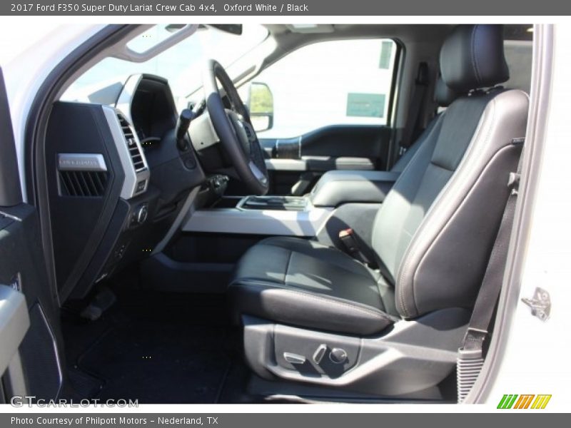 Oxford White / Black 2017 Ford F350 Super Duty Lariat Crew Cab 4x4