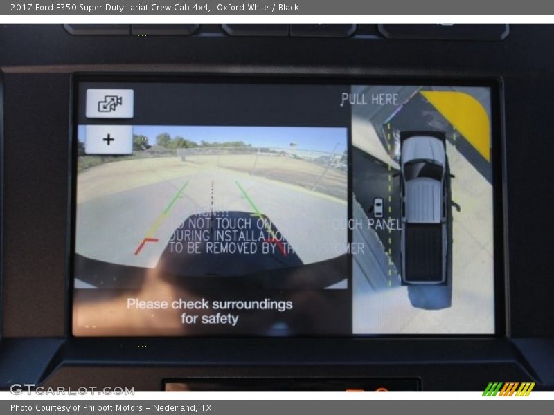 Oxford White / Black 2017 Ford F350 Super Duty Lariat Crew Cab 4x4