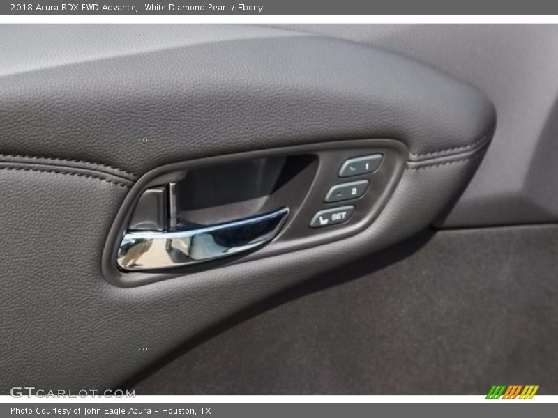 White Diamond Pearl / Ebony 2018 Acura RDX FWD Advance