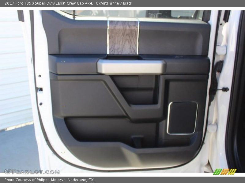 Oxford White / Black 2017 Ford F350 Super Duty Lariat Crew Cab 4x4