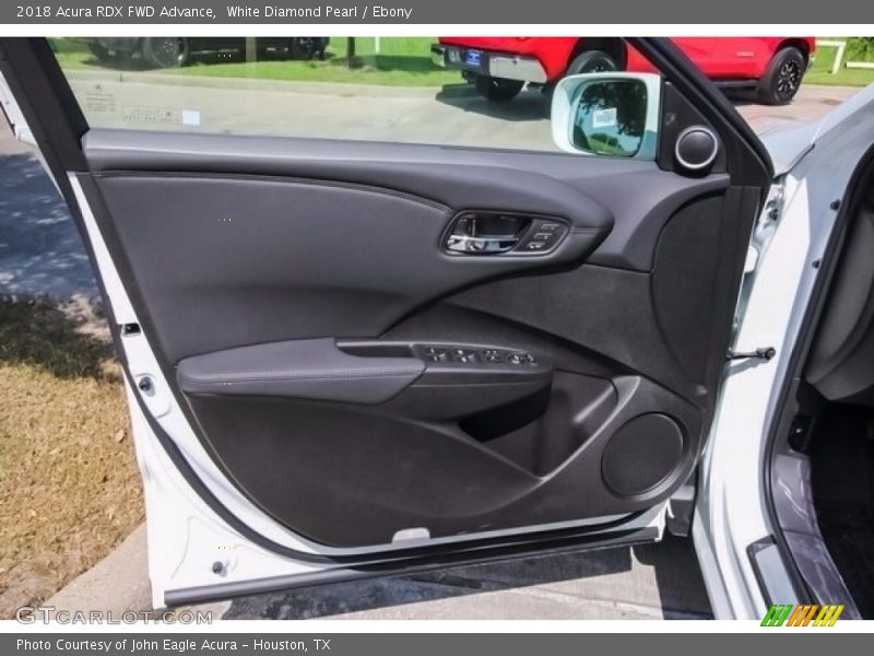 White Diamond Pearl / Ebony 2018 Acura RDX FWD Advance