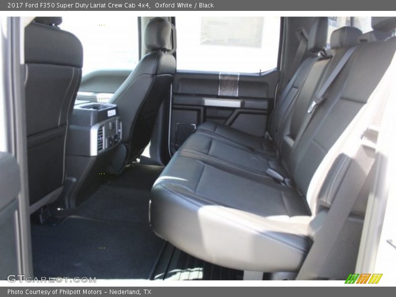Oxford White / Black 2017 Ford F350 Super Duty Lariat Crew Cab 4x4