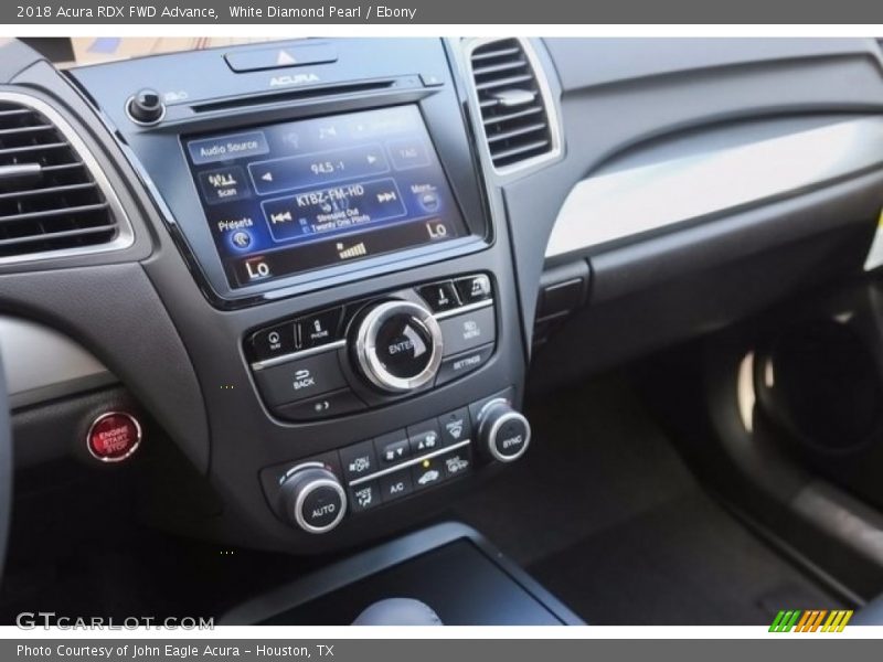 White Diamond Pearl / Ebony 2018 Acura RDX FWD Advance