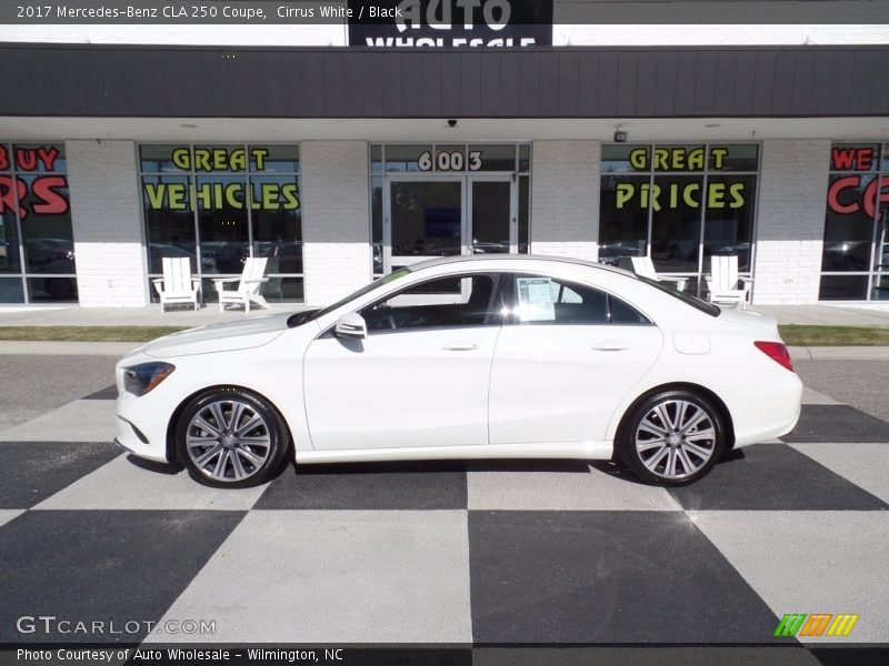 Cirrus White / Black 2017 Mercedes-Benz CLA 250 Coupe