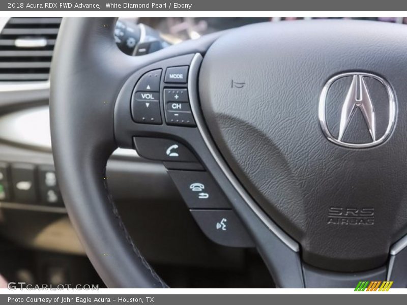 White Diamond Pearl / Ebony 2018 Acura RDX FWD Advance