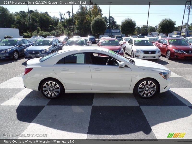 Cirrus White / Black 2017 Mercedes-Benz CLA 250 Coupe