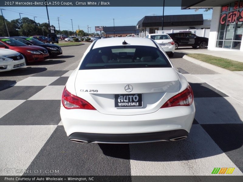 Cirrus White / Black 2017 Mercedes-Benz CLA 250 Coupe