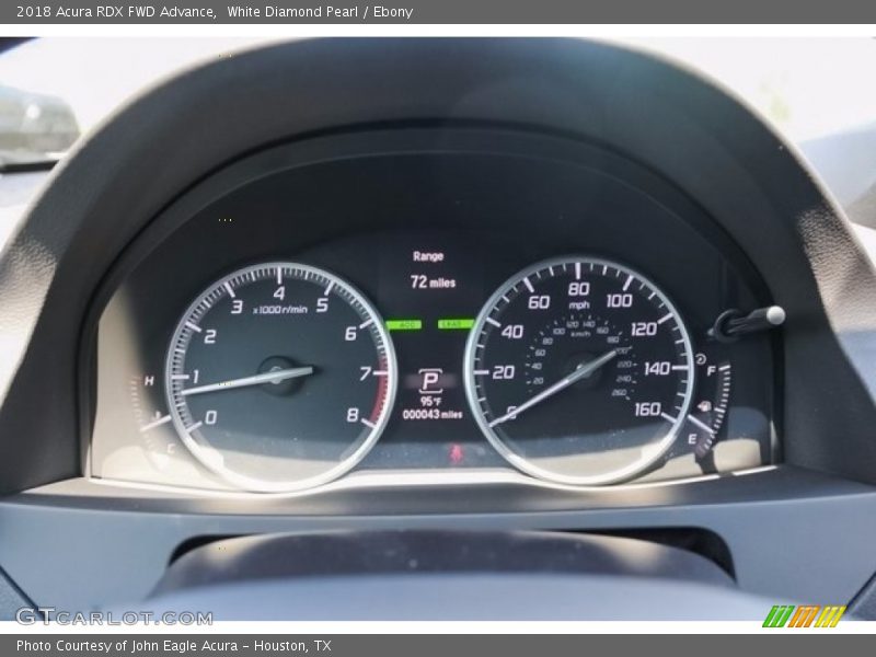 White Diamond Pearl / Ebony 2018 Acura RDX FWD Advance