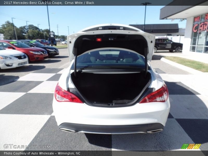 Cirrus White / Black 2017 Mercedes-Benz CLA 250 Coupe