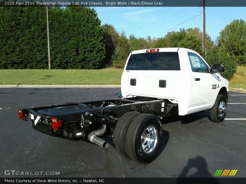 Bright White / Black/Diesel Gray 2018 Ram 3500 Tradesman Regular Cab 4x4 Chassis