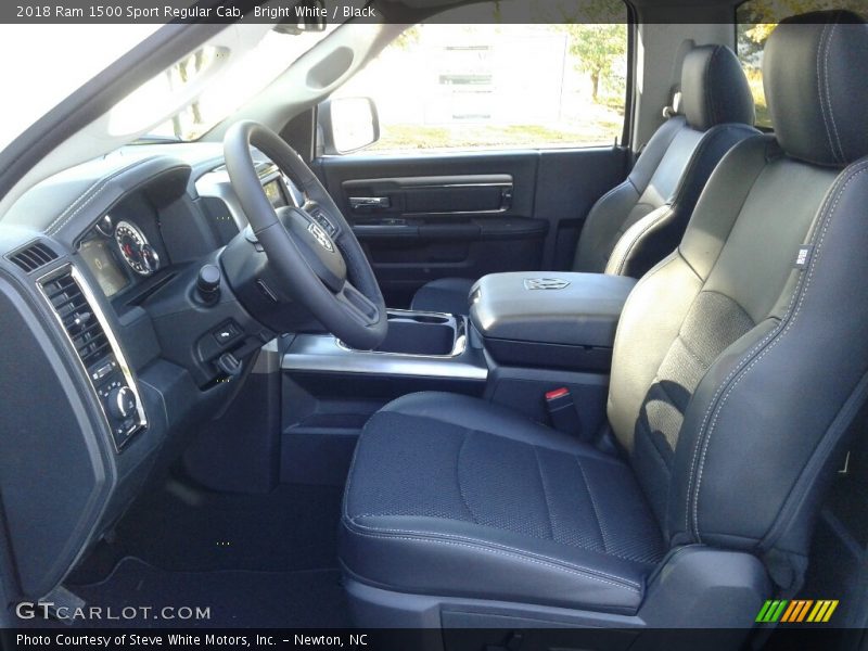 Front Seat of 2018 1500 Sport Regular Cab