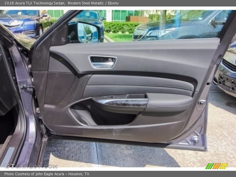 Modern Steel Metallic / Ebony 2018 Acura TLX Technology Sedan