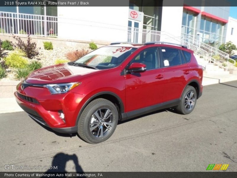 Ruby Flare Pearl / Black 2018 Toyota RAV4 XLE