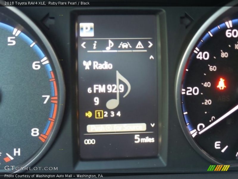 Ruby Flare Pearl / Black 2018 Toyota RAV4 XLE