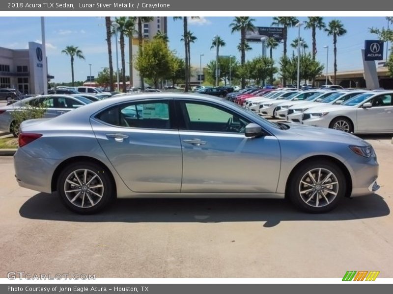 Lunar Silver Metallic / Graystone 2018 Acura TLX Sedan