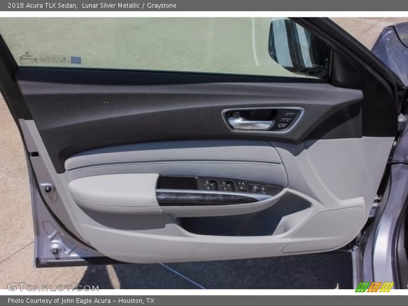 Lunar Silver Metallic / Graystone 2018 Acura TLX Sedan