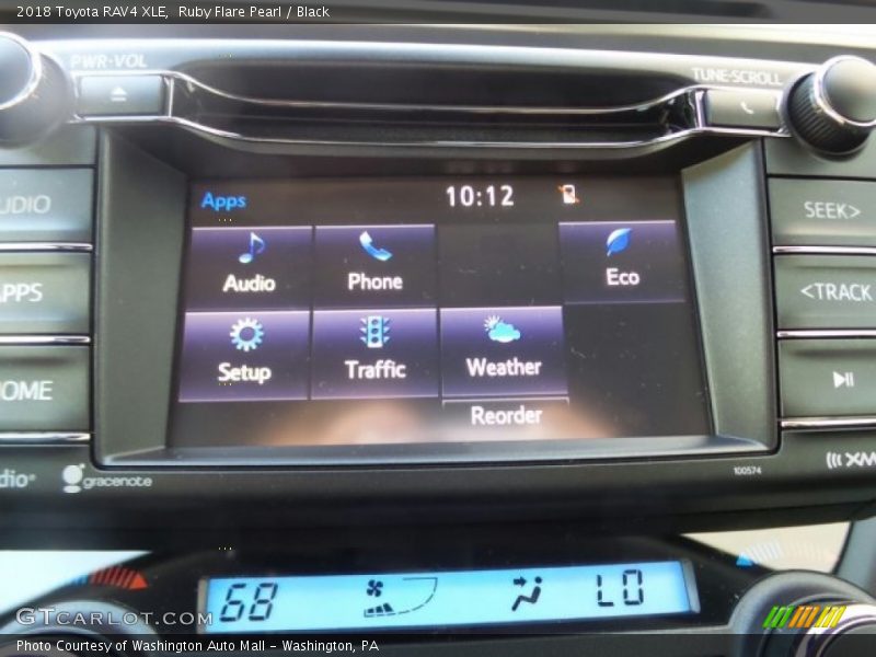 Ruby Flare Pearl / Black 2018 Toyota RAV4 XLE