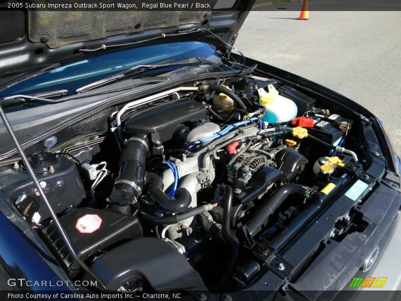 Regal Blue Pearl / Black 2005 Subaru Impreza Outback Sport Wagon