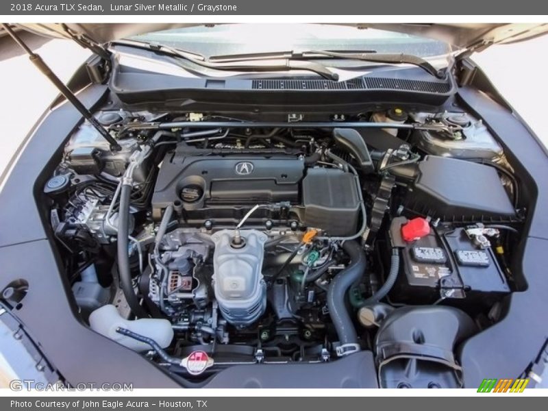Lunar Silver Metallic / Graystone 2018 Acura TLX Sedan