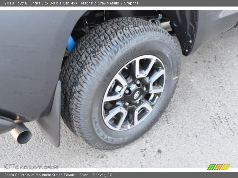 Magnetic Gray Metallic / Graphite 2018 Toyota Tundra SR5 Double Cab 4x4