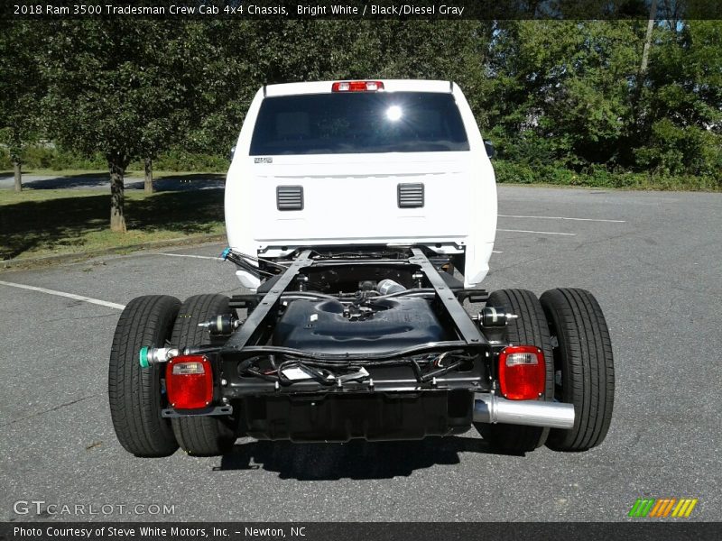 Bright White / Black/Diesel Gray 2018 Ram 3500 Tradesman Crew Cab 4x4 Chassis