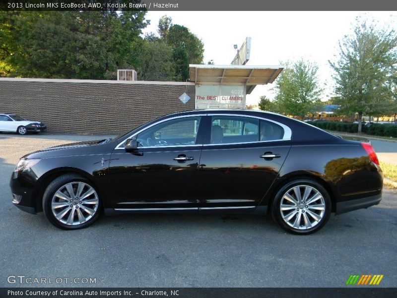 Kodiak Brown / Hazelnut 2013 Lincoln MKS EcoBoost AWD